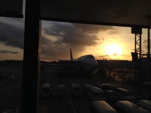 Sunset in NRT