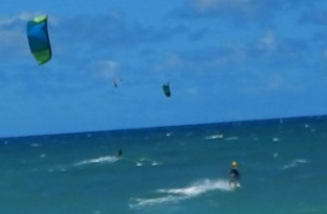 That's me kiteboarding!